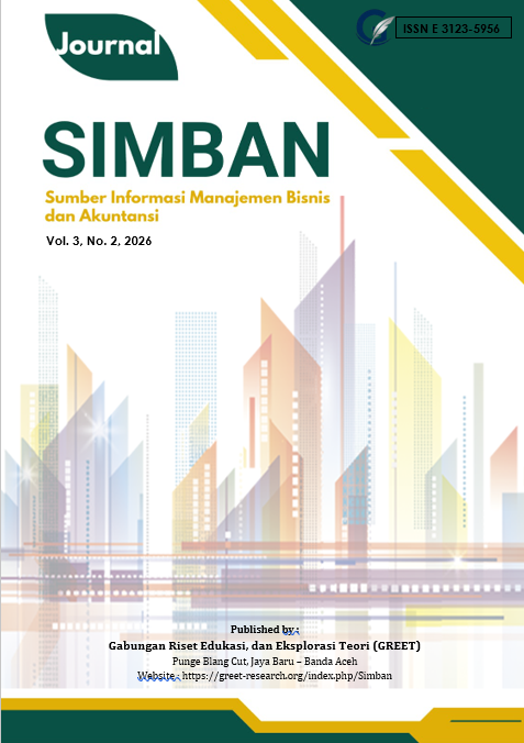 					View Vol. 3 No. 2 (2026): SIMBAN Journal
				